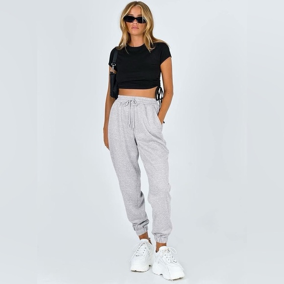 Automet Pants - Automet Grey High-Rise Jogger Sweatpants NWT Women’s Sweatpants